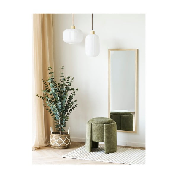 Шенилова табуретка в цвят каки Walsdorf – House Nordic-image-1