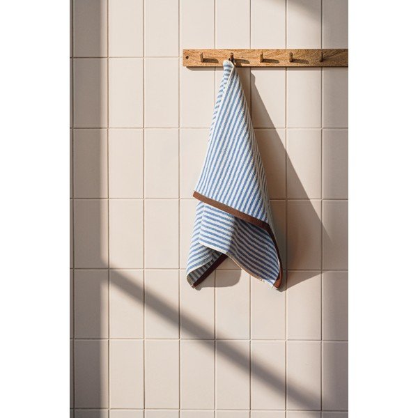 Кафява/кремава памучна хавлиена кърпа от тери 70x140 cm Gobo – noo.ma-image-4