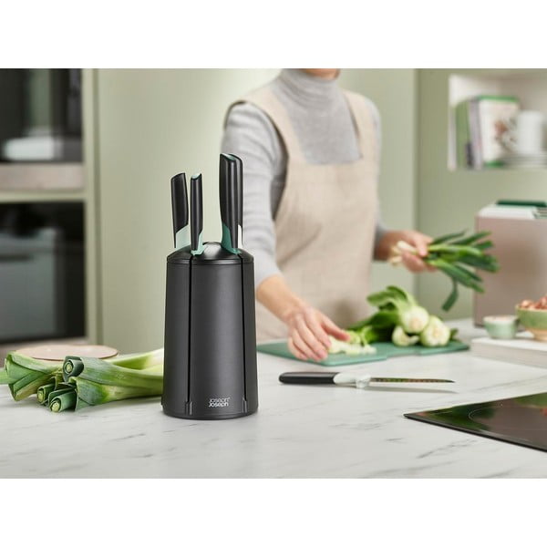 Комплект от 5 ножа от неръждаема стомана с въртяща се стойка Elevate - Joseph Joseph-image-3