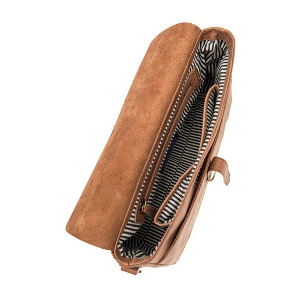 Hnědá kožená kabelka O My Bag Ally-image-1