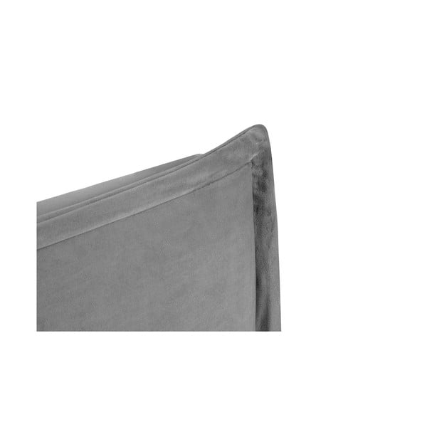 Сива табла за легло 160x120 cm Monica – Milo Casa-image-3