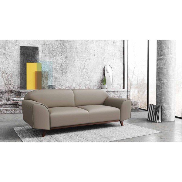 Светлокафяв кожен диван 193 cm Nesbo - MESONICA-image-1