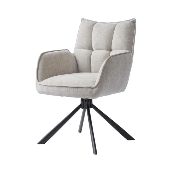 Кремави тапицирани трапезни столове в комплект 2 бр. Marilla – Unique Furniture