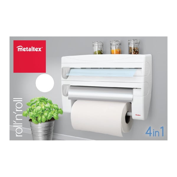 Кутия за кухненски кърпи и други аксесоари , дължина 38 cm - Metaltex-image-1