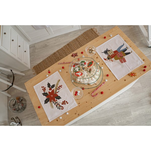 Подложки от плат с коледен мотив в комплект от 2 подложки 35x45 cm - Butter Kings-image-1