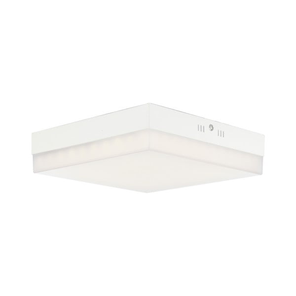 Бяла квадратна лампа за таван Full, 22 x 22 cm - SULION