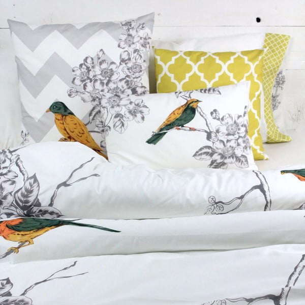 Povlak na polštář Spring birds, 50 x 50 cm-image-1