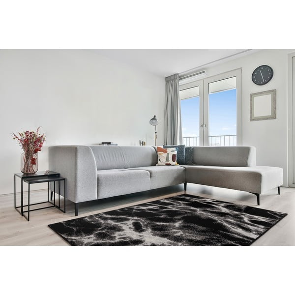 Черно-бял килим 200x280 cm Avanti – FD-image-1