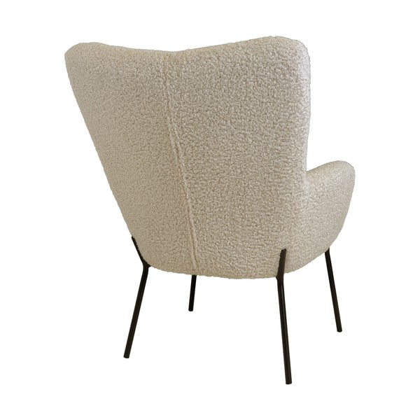 Бежово кресло от изкуствен косъм Glasgow – Bonami Essentials-image-4