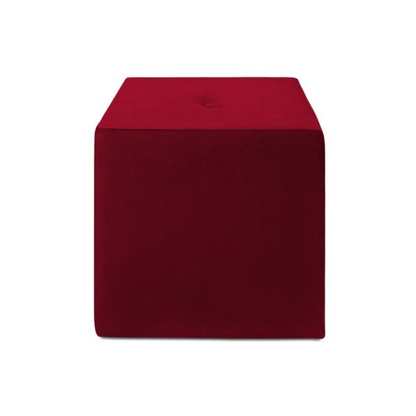 Червен пуф , 40 x 45 cm Margaret - Mazzini Sofas-image-2