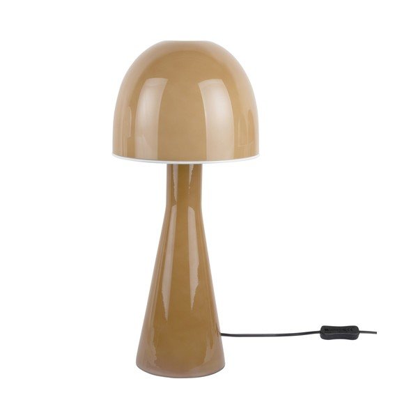 Настолна лампа в цвят жълта охра със стъклен абажур (височина 45 cm) Bombin – Leitmotiv