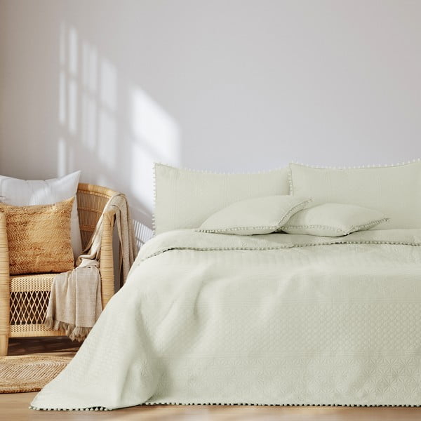 Кремава покривка за легло , 200 x 220 cm Meadore - AmeliaHome-image-3