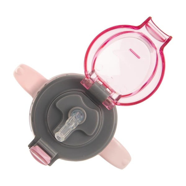 Светлорозово бебешко шише от неръждаема стомана 330 мл - Orion-image-3