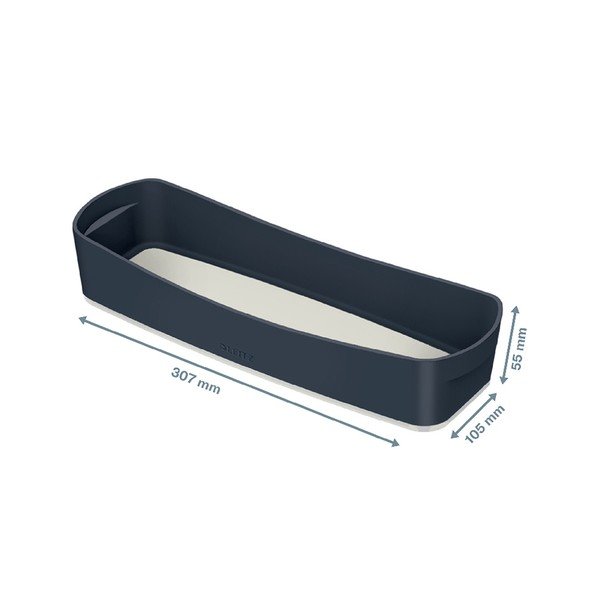 Сива кутия за бюро с органайзер Cosy - Leitz-image-4