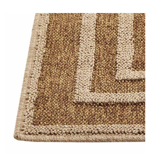 Кафяв килим за открито , 160 x 230 cm Border - Floorita-image-3