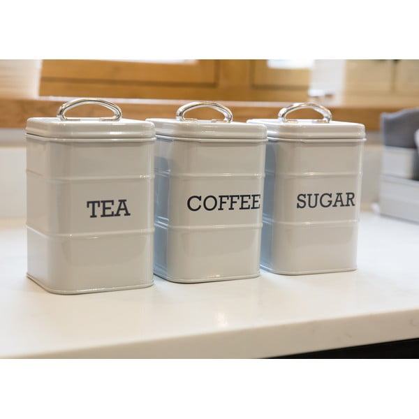 Стоманена кутия за чай Living Nostalgia – Kitchen Craft-image-2