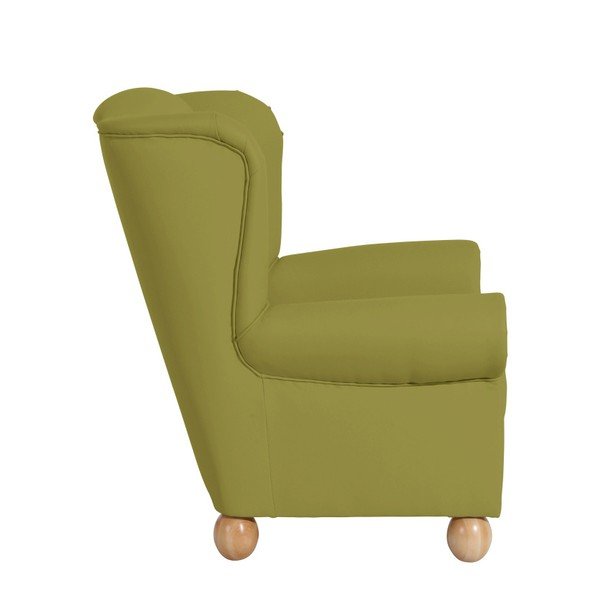 Zelené křeslo ušák Max Winzer Monarch Green-image-3