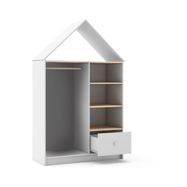 Бял отворен гардероб за деца 110x180 cm Estefania - Marckeric-image-3