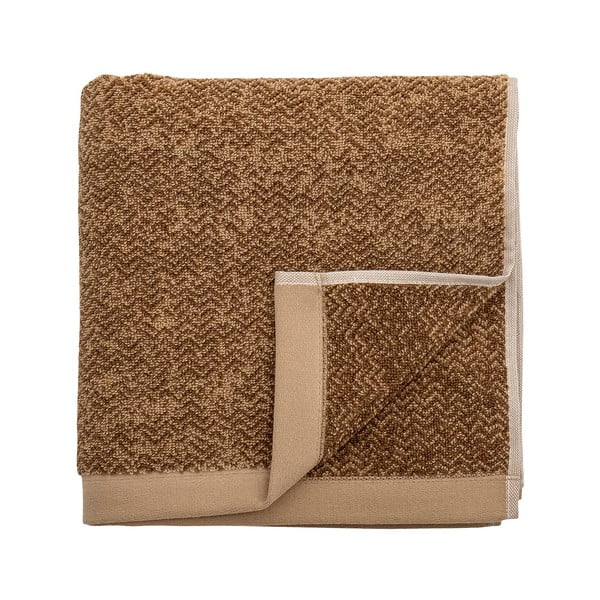 Кафява памучна кърпа 50x100 cm Kahla - Bloomingville