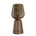 Метална настолна лампа в бронзов цвят (височина 42 cm) Aboso – Light & Living