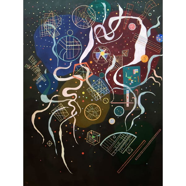 Живопис - репродукция 30x40 cm Mouvement I, Wassily Kandinsky - Fedkolor