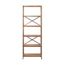 Стелаж от масивен дъб в естествен цвят 70x198 cm X-Shelf – Unique Furniture