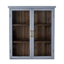 Синя висяща витрина от масивна ела 81x91 cm Hazem – Bloomingville