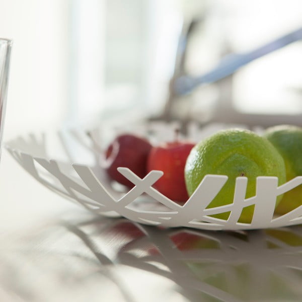 Бяла купа за плодове , ø 26 cm Tower - YAMAZAKI-image-3