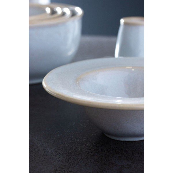 Дълбока чиния от бял фаянс , ⌀ 19 cm Roda - Costa Nova-image-3
