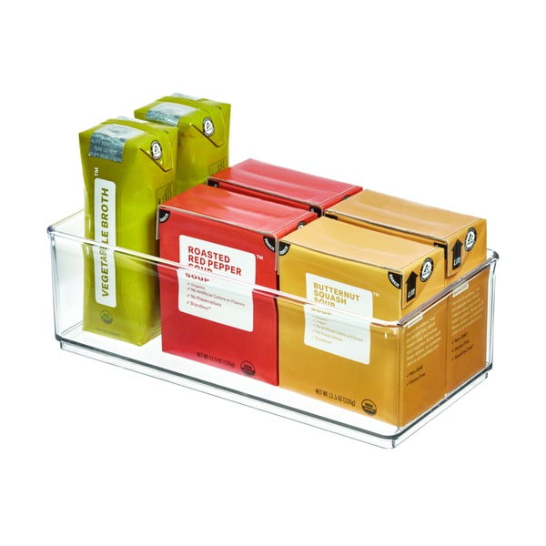 Прозрачна кутия за съхранение iDesign The Home Edit, 11,9 x 24 cm - iDesign/The Home Edit-image-2