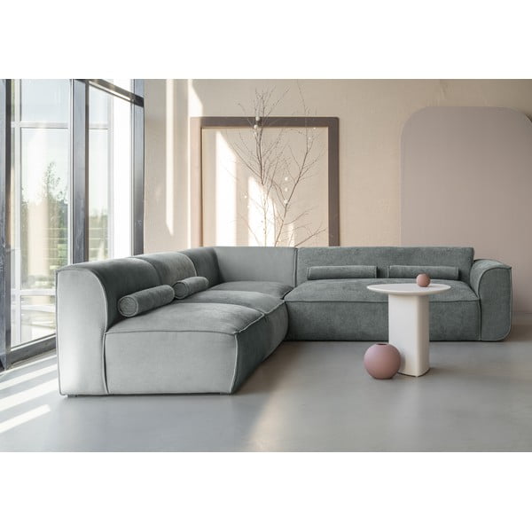 Светлозелен ъглов диван (ляв ъгъл) Flex Felix – Miuform-image-4