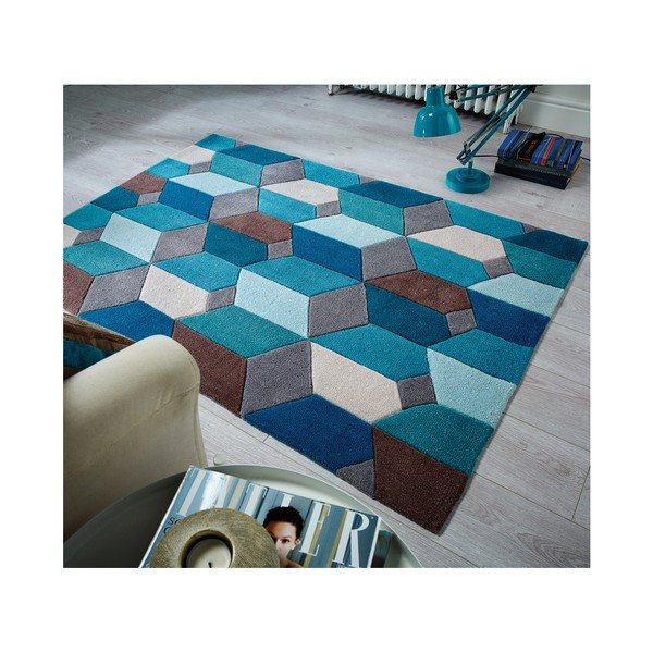 Син килим , 120 x 170 cm Scope - Flair Rugs-image-4