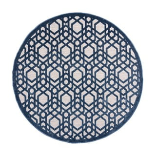 Син кръгъл външен килим ø 160 cm Oro - Flair Rugs