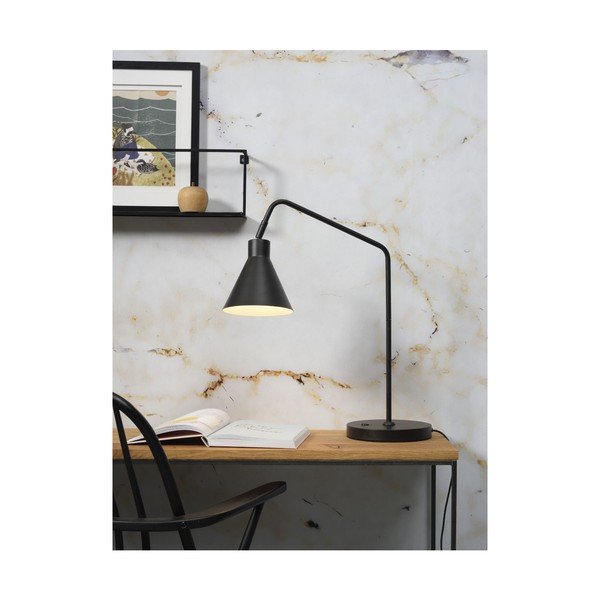 Черна настолна лампа , височина 55 cm Lyon - it's about RoMi-image-3