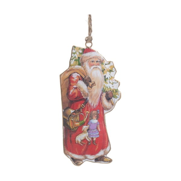 Коледна висяща украса във формата на Дядо Коледа - InArt