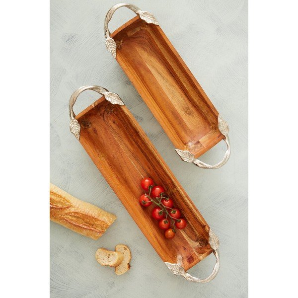 Дървена тава 14x54 cm Vine – Premier Housewares-image-1