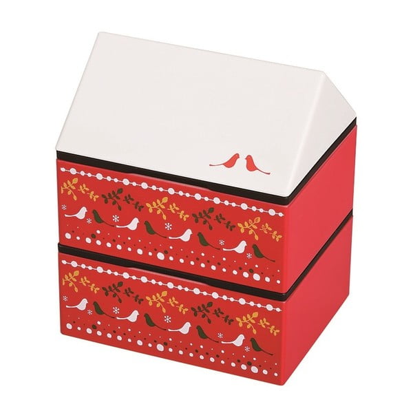 Svačinový box Joli Bento Metsa Red, 725 ml