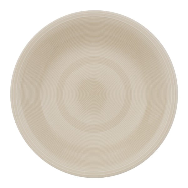 Бяла и бежова порцеланова дълбока чиния Villeroy & Boch , ø 23,5 cm Like Color Loop - like | Villeroy & Boch