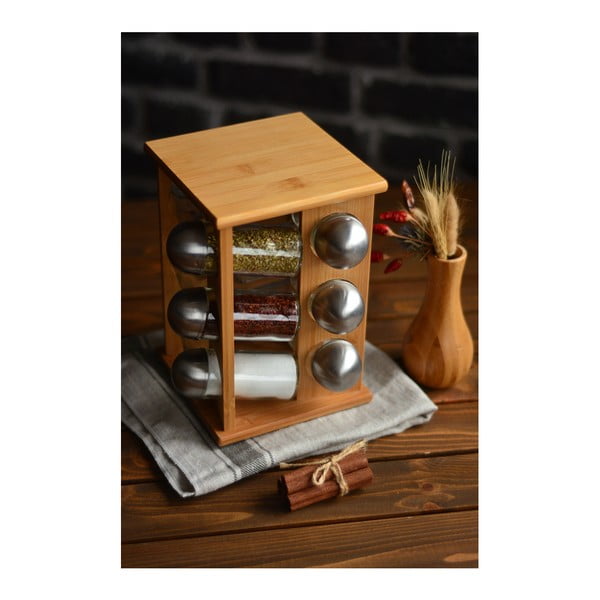 Комплект от стойка и 12 подправки Fotina Fontina - Bambum-image-1