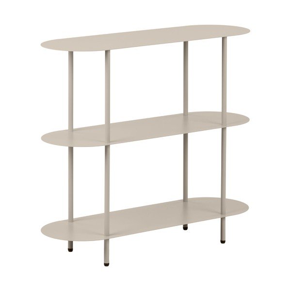 Бежов метален стелаж 90x81x31 cm Rieti – House Nordic-image-2