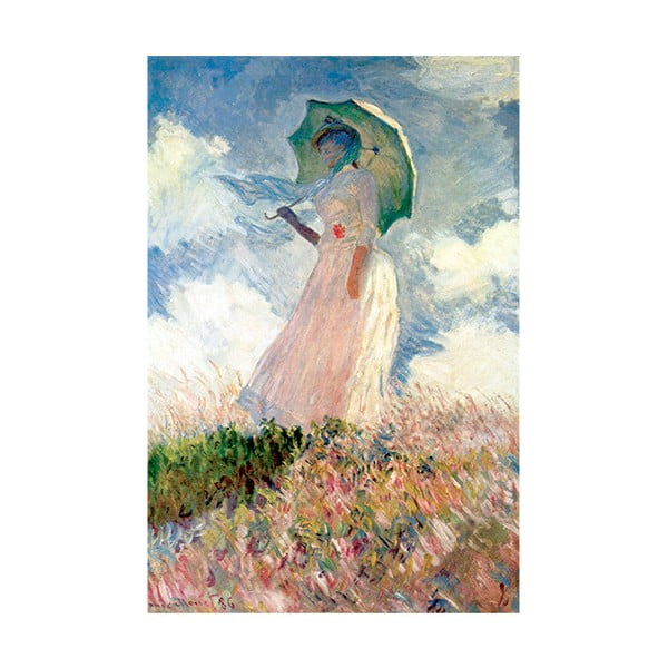 Obraz Claude Monet - Woman with Sunshade, 90x60 cm