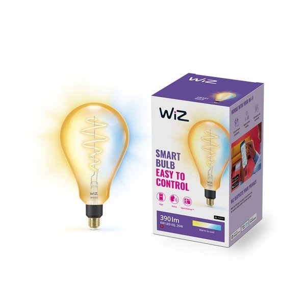 Smart крушка с нажежаема жичка  E27, 6 W – WiZ-image-2
