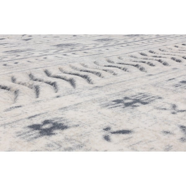 Бял вълнен килим 230x340 cm Masi – Agnella-image-2