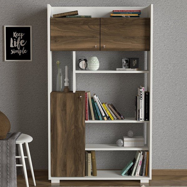 Шкаф с рафтове Punto, височина 156 cm - Tera Home-image-1