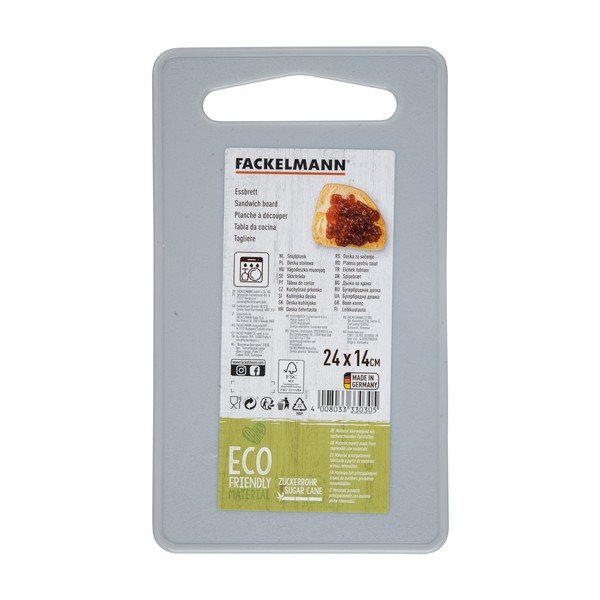 Сива дъска за рязане Eco, 23,6 x 13,8 cm - Fackelmann-image-3