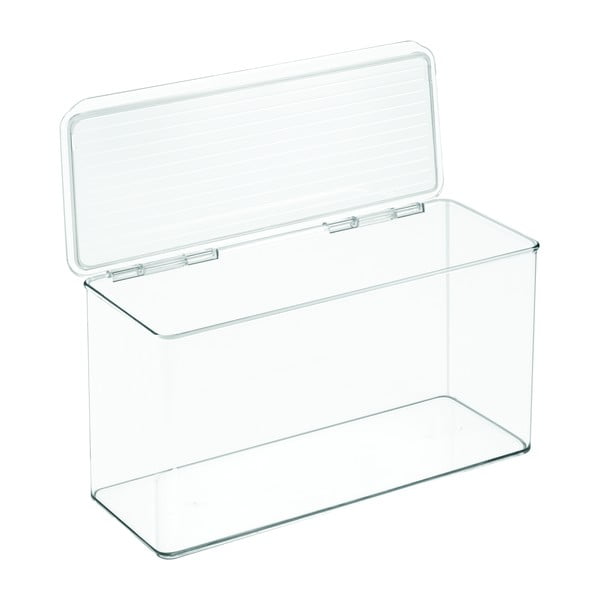Прозрачна кутия за съхранение с капак , 14,5 x 34 cm Binz - iDesign-image-2