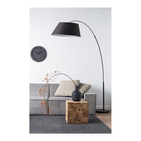 Черна подова лампа Arc - Zuiver-image-1