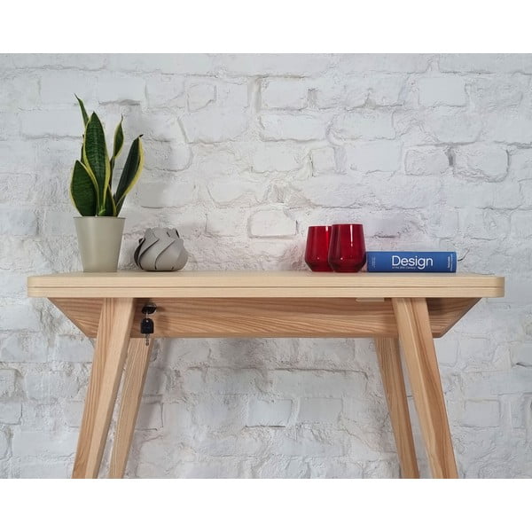 Сгъваема трапезна маса с ясенов плот 65x90 cm Envelope – Ragaba-image-1