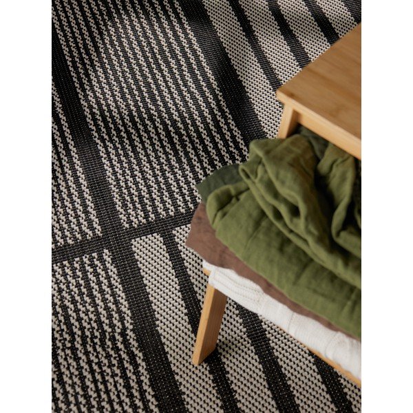 Черен/кремав килим за открито и закрито 200x300 cm Haringey Allington – Ted Baker-image-2