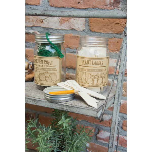 Комплект от 40 буркана за билки от тополово дърво и етикети Heal, 400 ml - Esschert Design-image-2